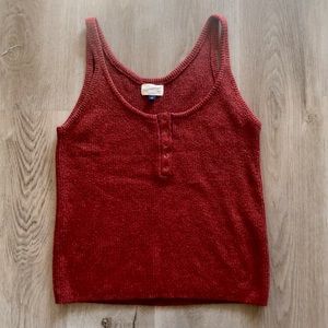 NWOT Universal Thread Rust Sweater Tank